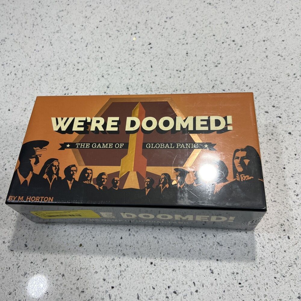 NEW We’re Doomed! The Game of Global Panic By M. Horton Breaking Games SEALED